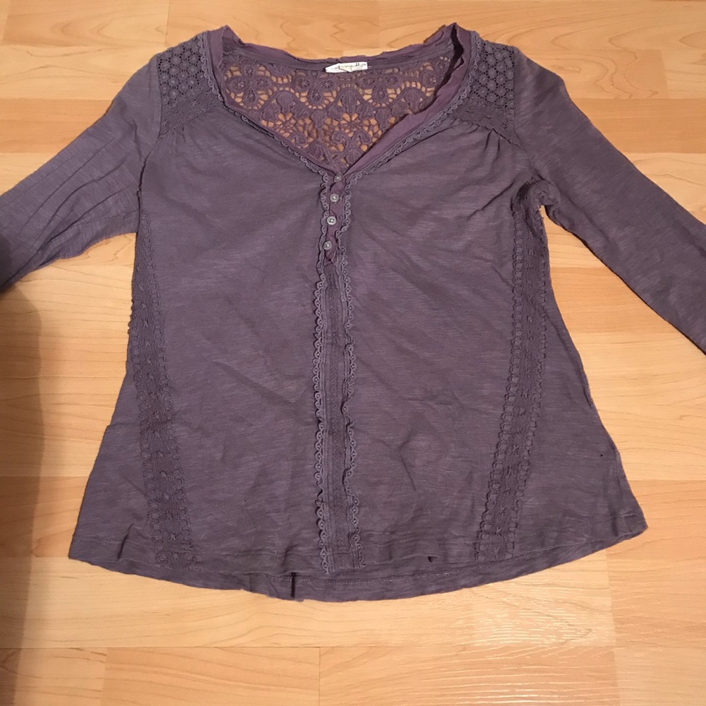 Women’s meadow rue LS/3/4 sleeve top (small)